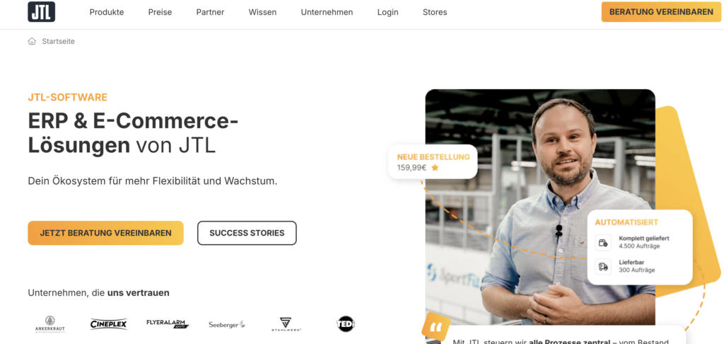 JTL-Shop – Das Shopsystem mit integrierter Warenwirtschaft
