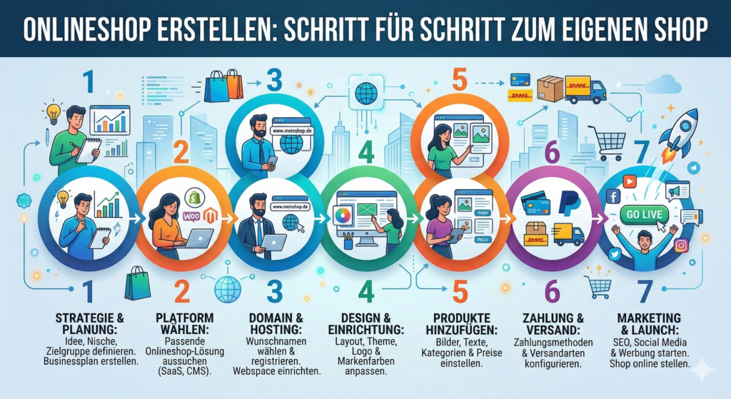 Onlineshop erstellen- Schritt für Schritt zum eigenen Shop