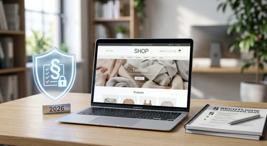 Onlineshop rechtliche Anforderungen 2026 - Impressum, DSGVO, AGB