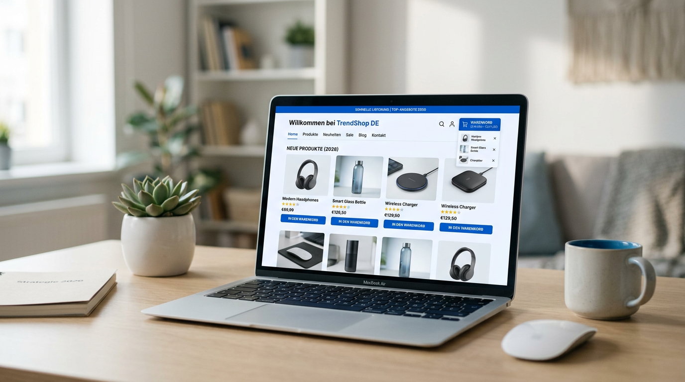 Onlineshop erstellen 2026 – Schritt-für-Schritt Leitfaden