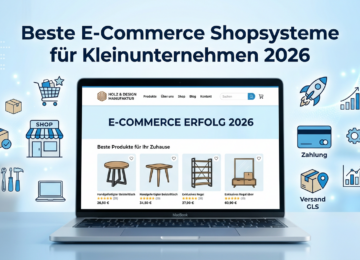 Shopsystem für Kleinunternehmer 2026 – Vergleich der besten Systeme