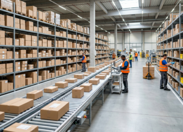 Fulfillment Dienstleister Vergleich 2026 - Modernes Lager mit Paketen