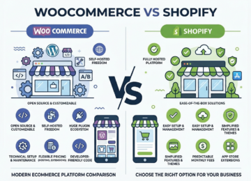 WooCommerce vs Shopify 2026 - Shopsystem Vergleich