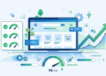 Onlineshop Ladezeit optimieren - Core Web Vitals und PageSpeed Dashboard