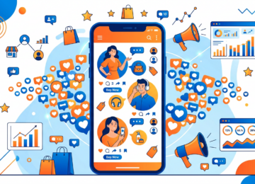 Influencer Marketing Onlineshop 2026 - Smartphone Social Media Feed